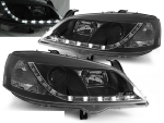 Paire de feux phares Opel Astra G 97-04 Daylight led noir