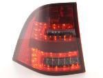 Paire de feux arrière Mercedes ML W163 98-05 rouge Fume Led