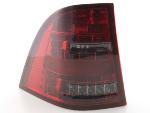 Paire de feux arrière Mercedes ML W163 98-05 rouge Fume Led